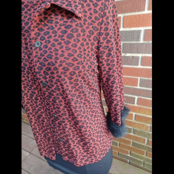 vintage eclectic animal print jacket with tank - Picture 3 of 7